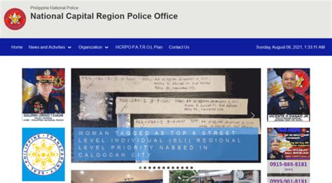 ncrpo website|Philippine National Police.